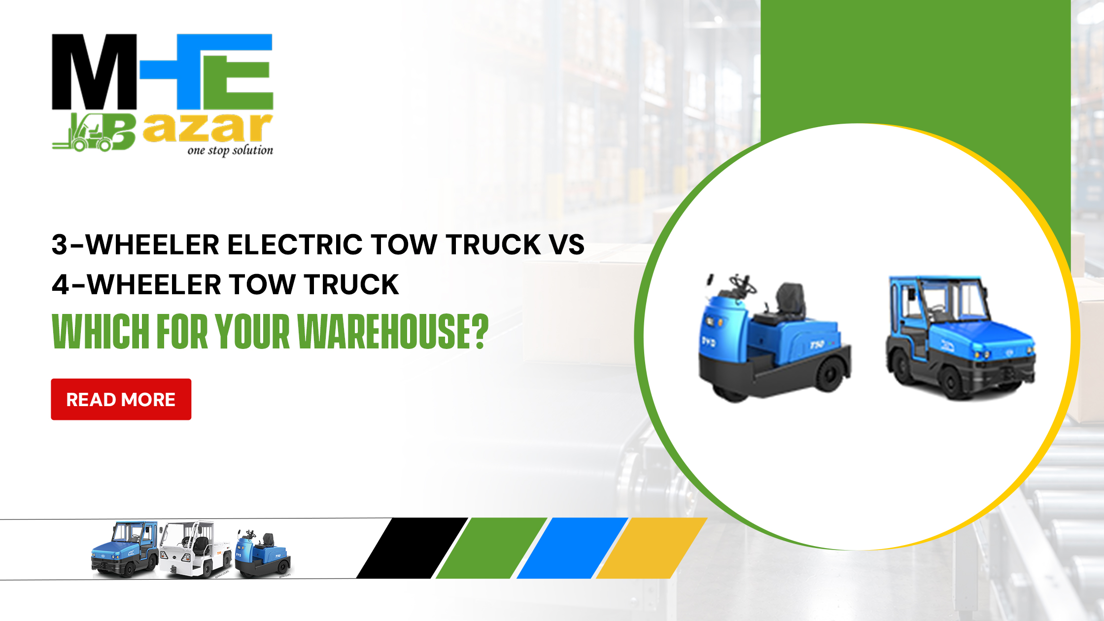 3-Wheel vs 4-Wheel Electric Tow Truck: Which Stops Your Warehouse Chaos?
